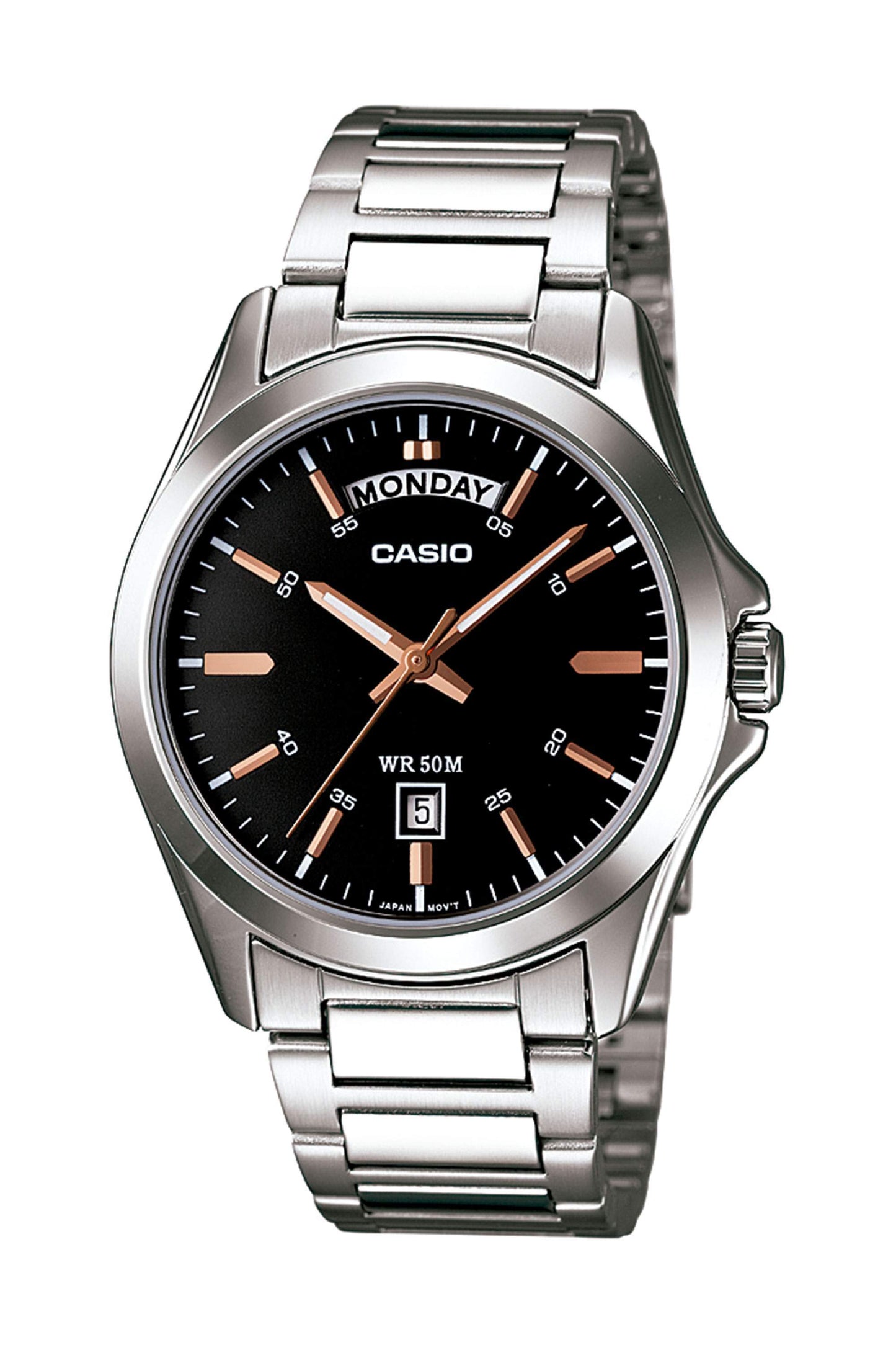 Reloj Análogo Fashion Casual Plateado de Hombre