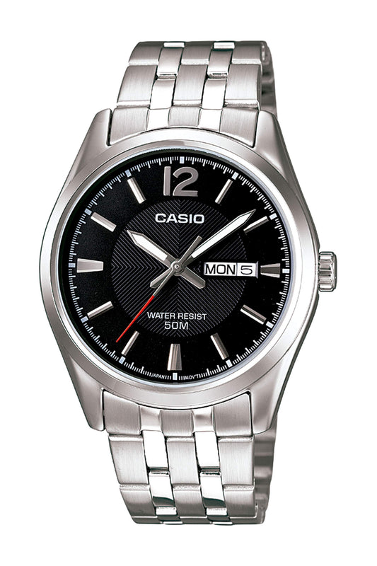 Reloj Análogo Casual Plateado de Hombre