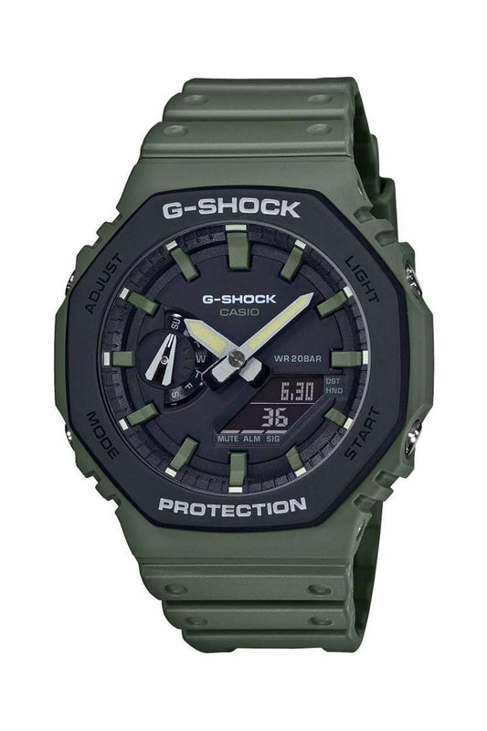 Reloj Análogo-Digital Carbon Core Octagon Militar Juvenil Verde de Hombre