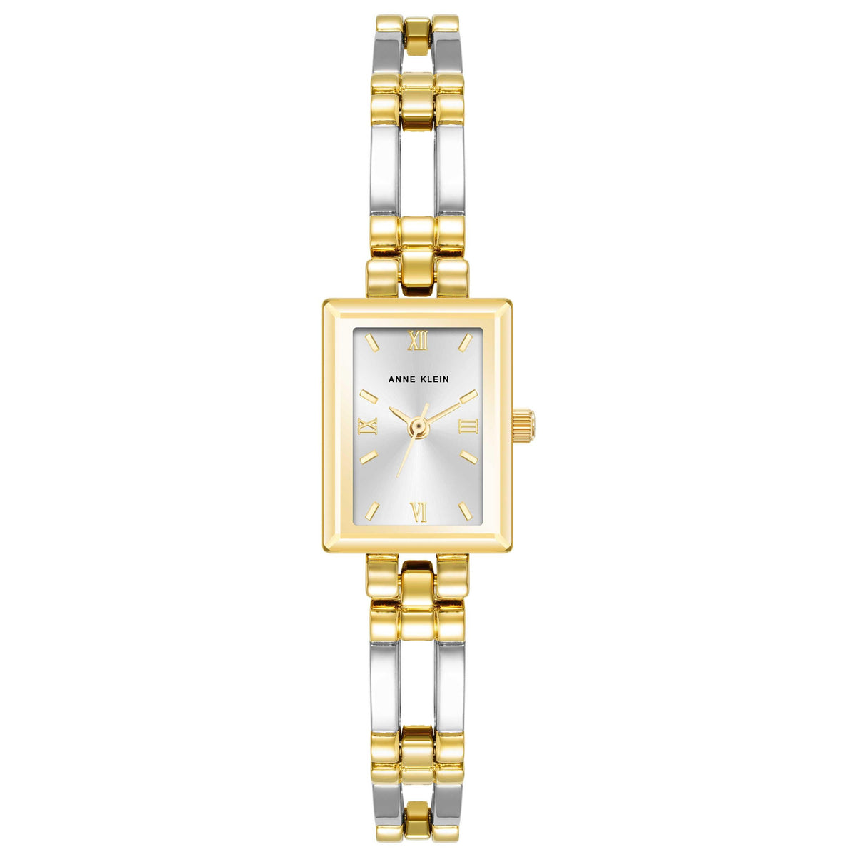 Reloj Plateado y Dorado Análogo de Mujer