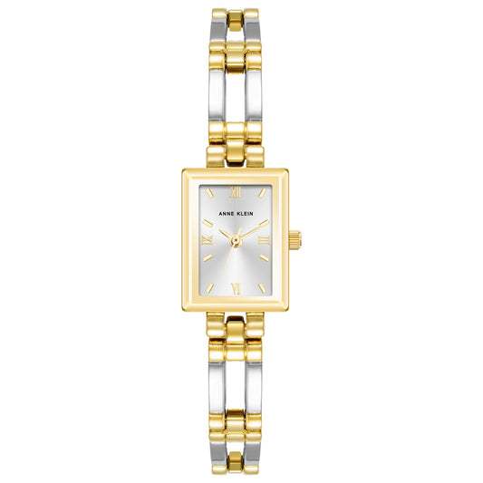 Reloj Plateado y Dorado Análogo de Mujer
