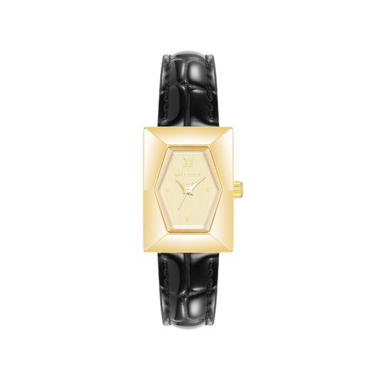 Reloj Análogo Luxury Champaña de Mujer