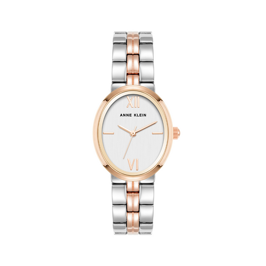 Reloj Análogo Luxury Plateado de Mujer