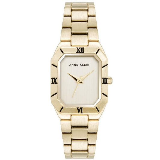 Reloj Análogo Ejecutivo Champaña de Mujer