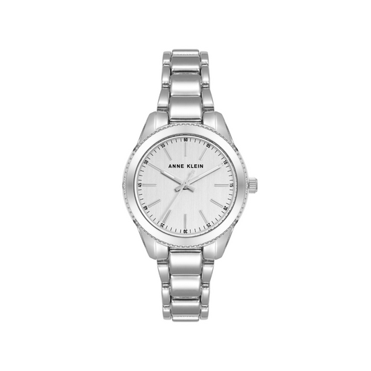 Reloj Análogo Luxury Plateado de Mujer