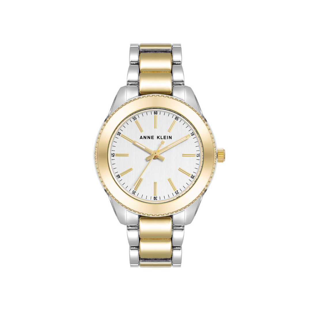 Reloj Análogo Luxury Plateado de Mujer