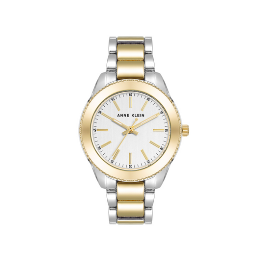 Reloj Análogo Luxury Plateado de Mujer