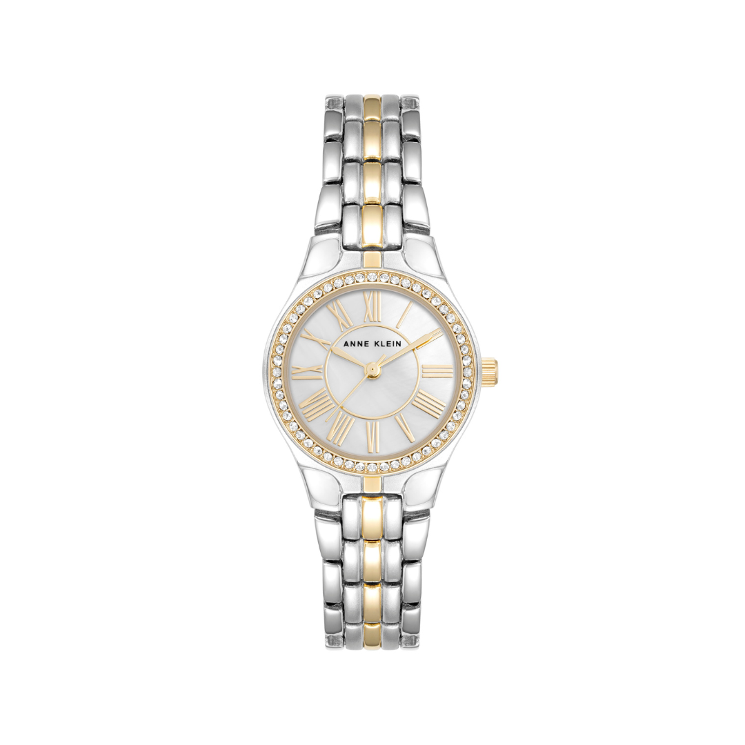 Reloj Análogo Luxury Plateado de Mujer