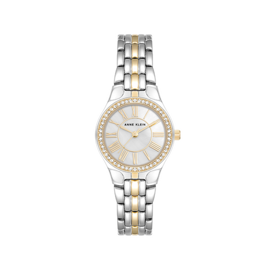 Reloj Análogo Luxury Plateado de Mujer