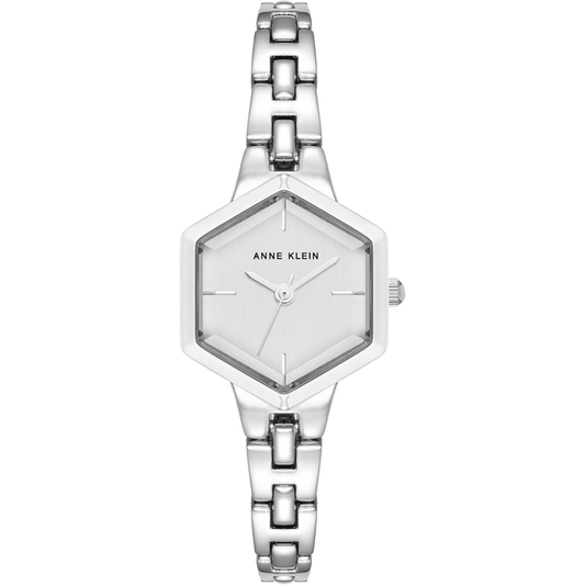 Reloj Análogo De Mujer Plateado