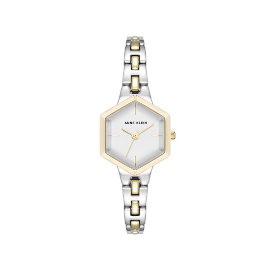 Reloj Análogo Luxury Plateado de Mujer