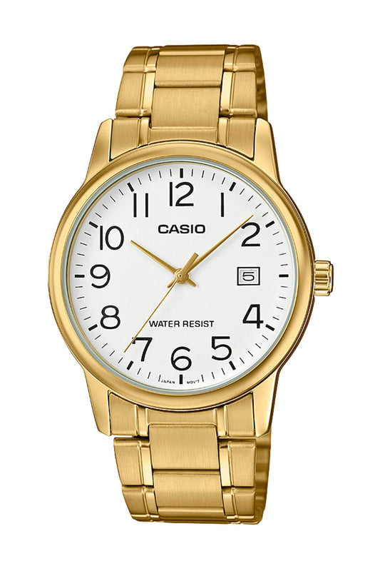 Reloj Análogo Estándar Casual Dorado de Hombre