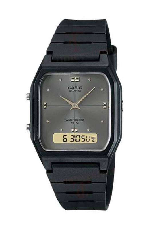 Reloj Análogo-Digital Casual Negro de Hombre