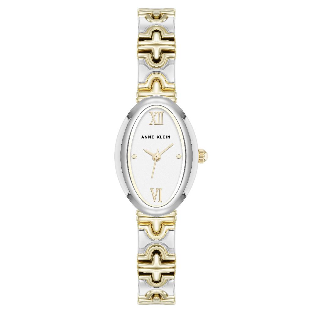 Reloj Análogo De Mujer Plateado Y Dorado