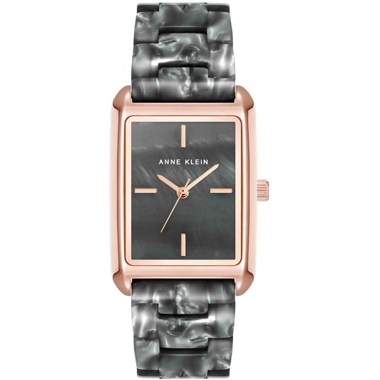 Reloj Análogo De Mujer Gris Y Oro Rosa
