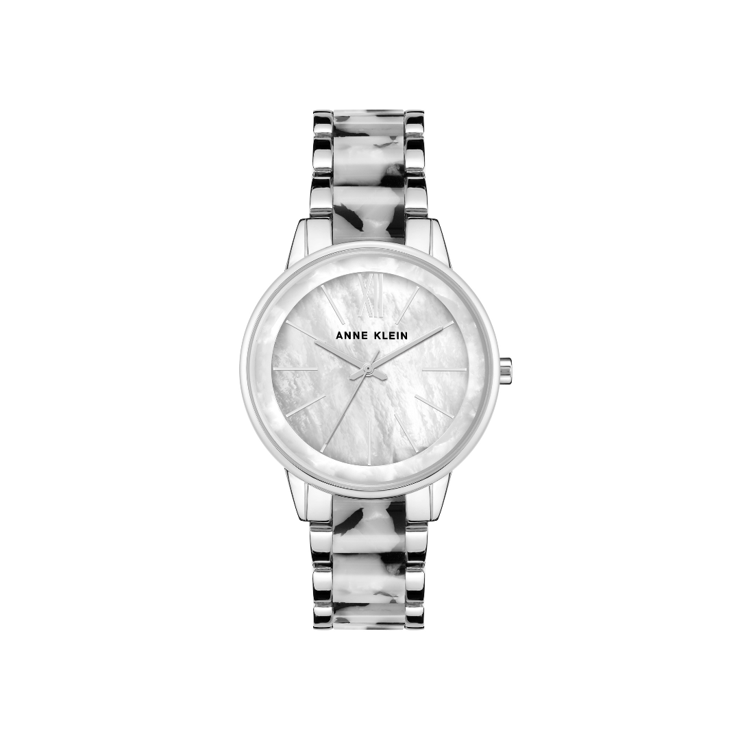 Reloj Análogo Luxury Plateado de Mujer