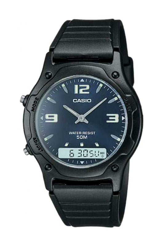 Reloj Análogo-Digital Casual Negro de Hombre