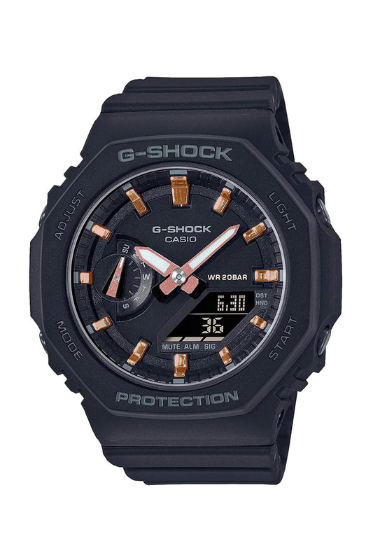 Reloj Análogo-Digital Carbon Core Octagon Sport Negro de Mujer