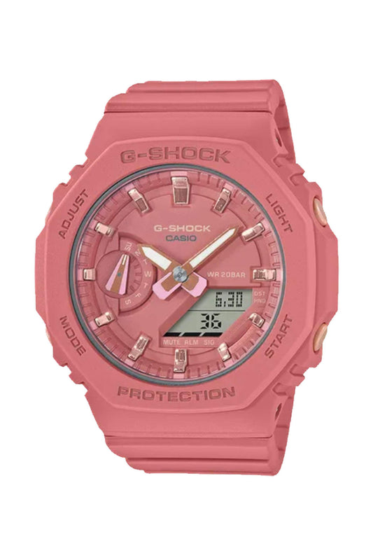 Reloj Análogo-Digital Carbon Core Octagon Sport Rosado de Mujer