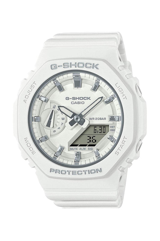 Reloj Análogo-Digital Carbon Core Octagon Sport Blanco de Mujer