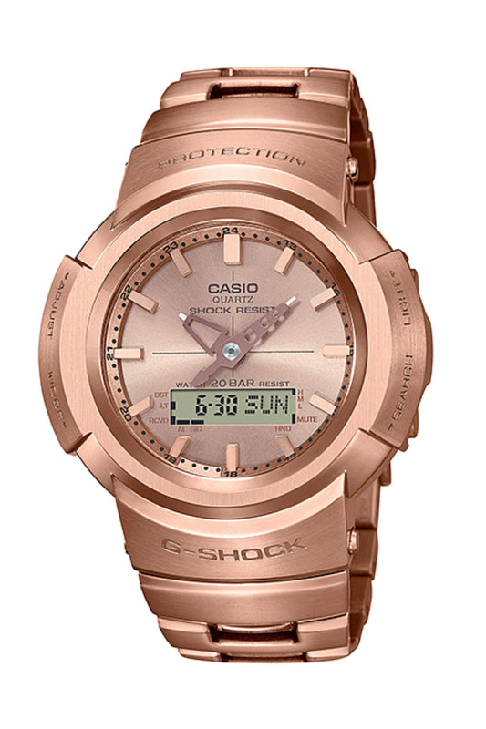 Reloj Análogo-Digital Classic Metal Luxury Rosado de Hombre