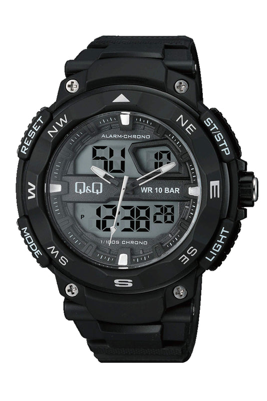 Reloj Análogo-digital Deportivo Negro de Hombre