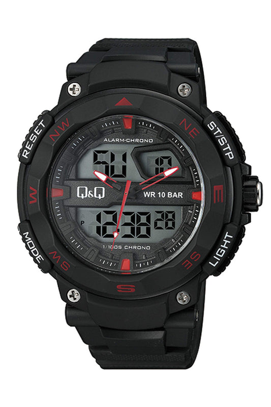 Reloj Análogo-digital Deportivo Negro de Hombre