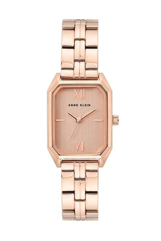 Reloj Análogo Rectangular  Luxury Rosado de Mujer