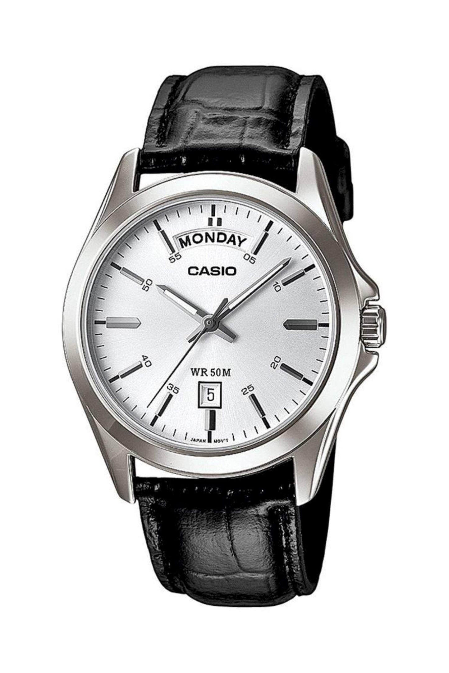 Reloj Análogo Casual Plateado de Hombre