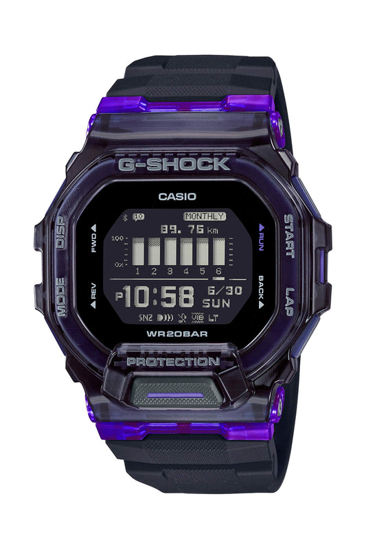 Reloj Digital G-Squad Fitness Move Sport Morado de Hombre