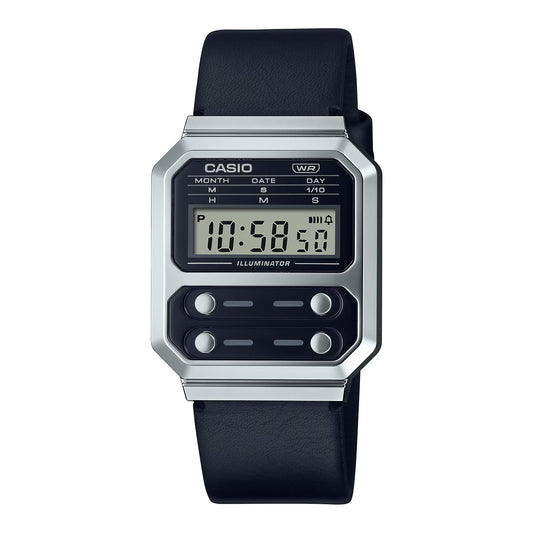 Reloj Digital Alien Vintage Plateado de Hombre