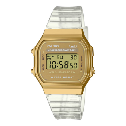 Reloj Digital Vintage Dorado de Mujer