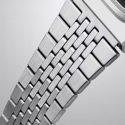 Reloj Digital Vintage Plateado Unisex