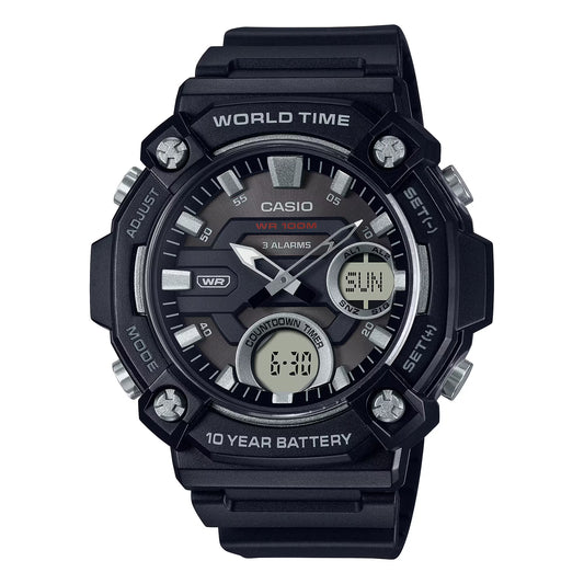 Reloj Análogo-Digital  Sport Negro de Hombre