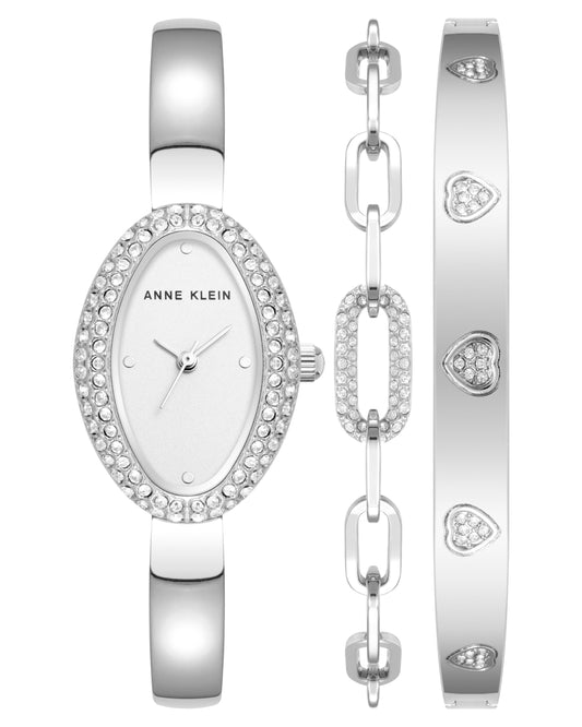 Reloj Análogo Luxury Plateado de Mujer