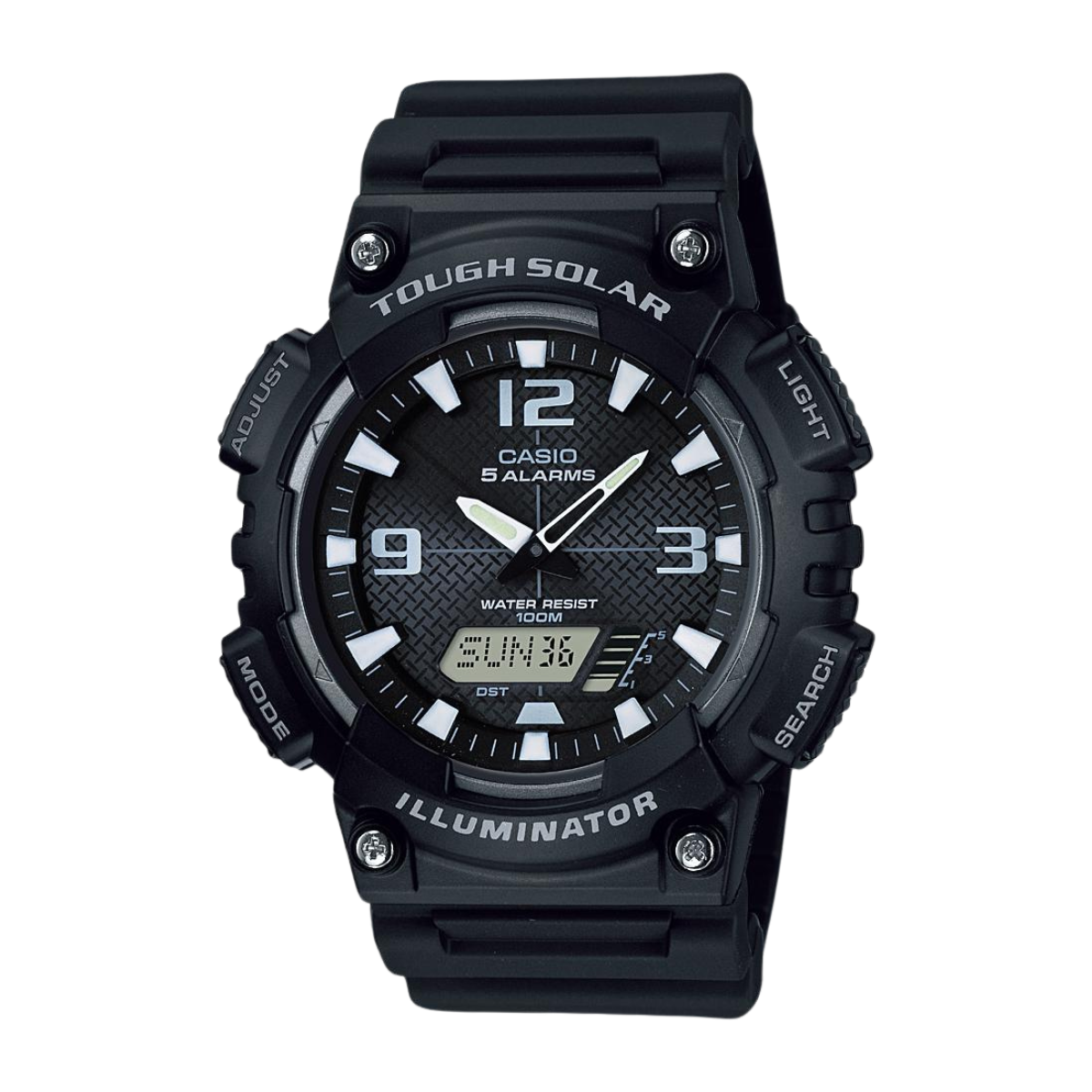 Reloj Análogo-Digital Illuminator Sport Negro de Hombre