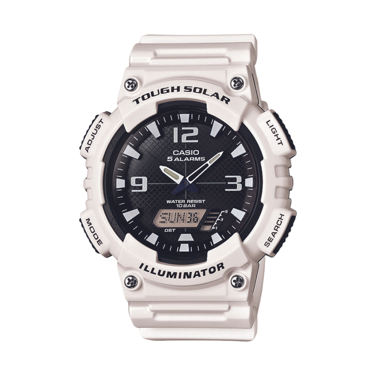 Reloj Análogo-Digital Illuminator Sport Blanco de Hombre