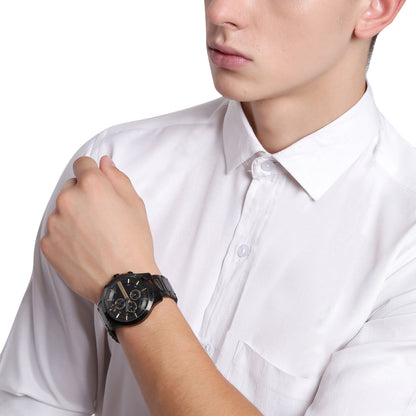 Reloj Análogo Hampton Casual Negro de Hombre