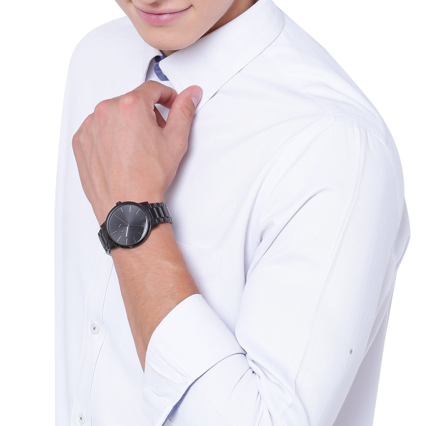 Reloj Análogo Cayde Casual Negro de Hombre