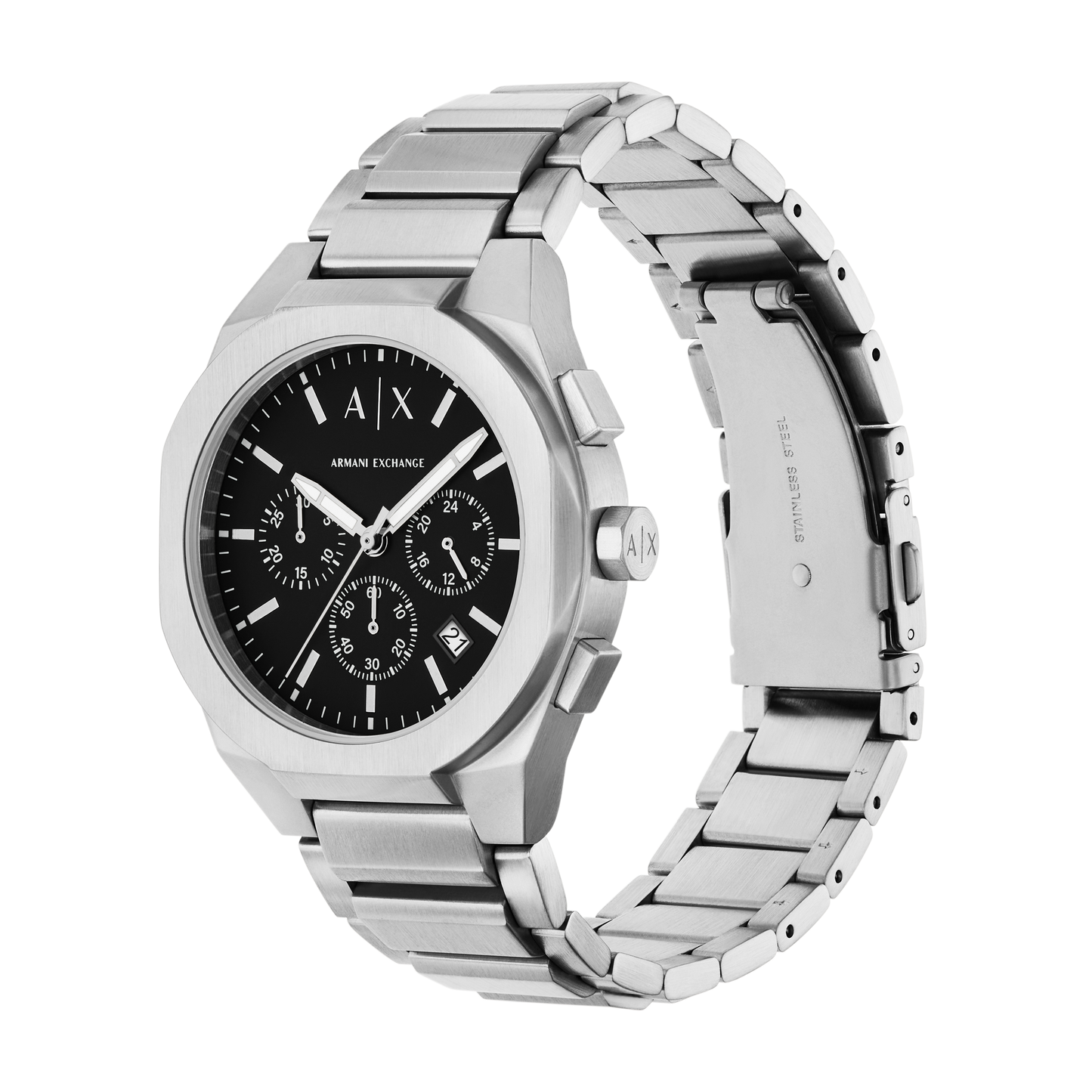 Reloj Análogo Sync Plateado Casual de Hombre
