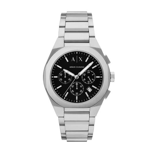 Reloj Análogo Sync Plateado Casual de Hombre