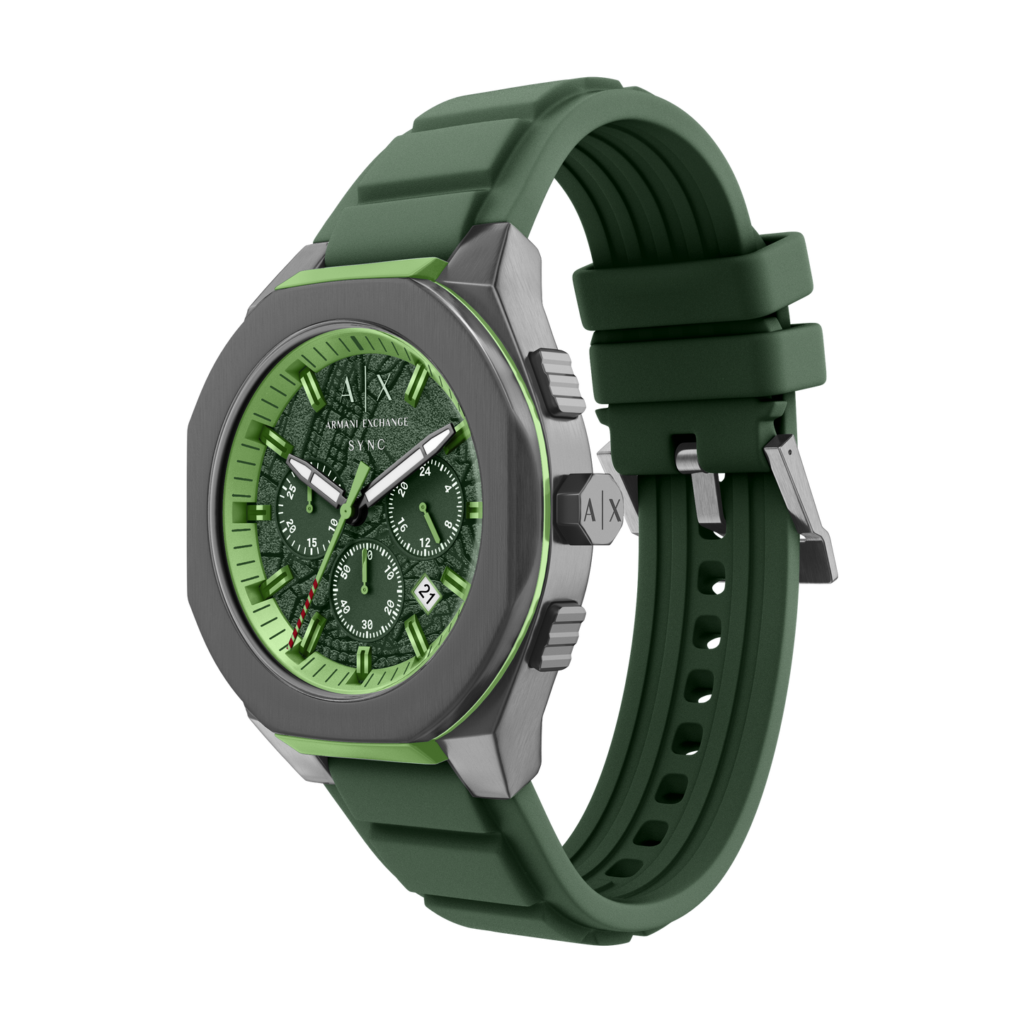 Reloj Análogo Sync Verde Casual de Hombre