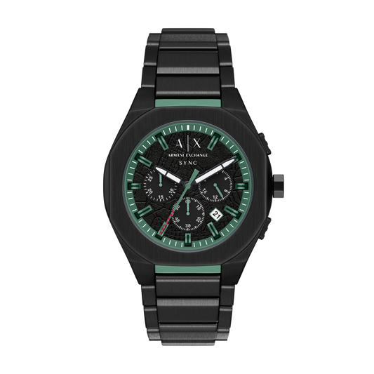 Reloj Análogo Sync Casual Negro de Hombre