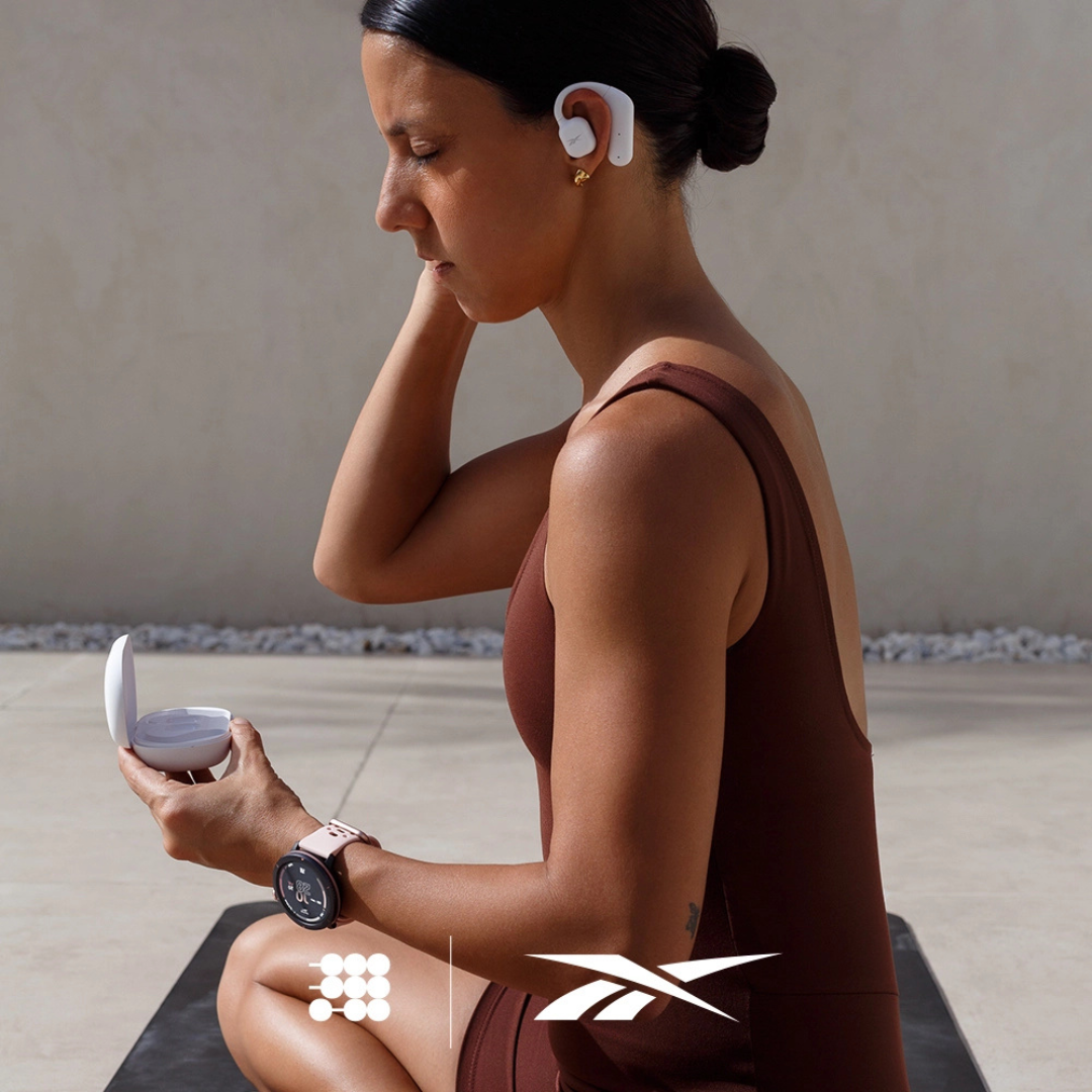 Audífonos Inalámbricos Cubitt x Reebok Blancos Sport Edición Limitada