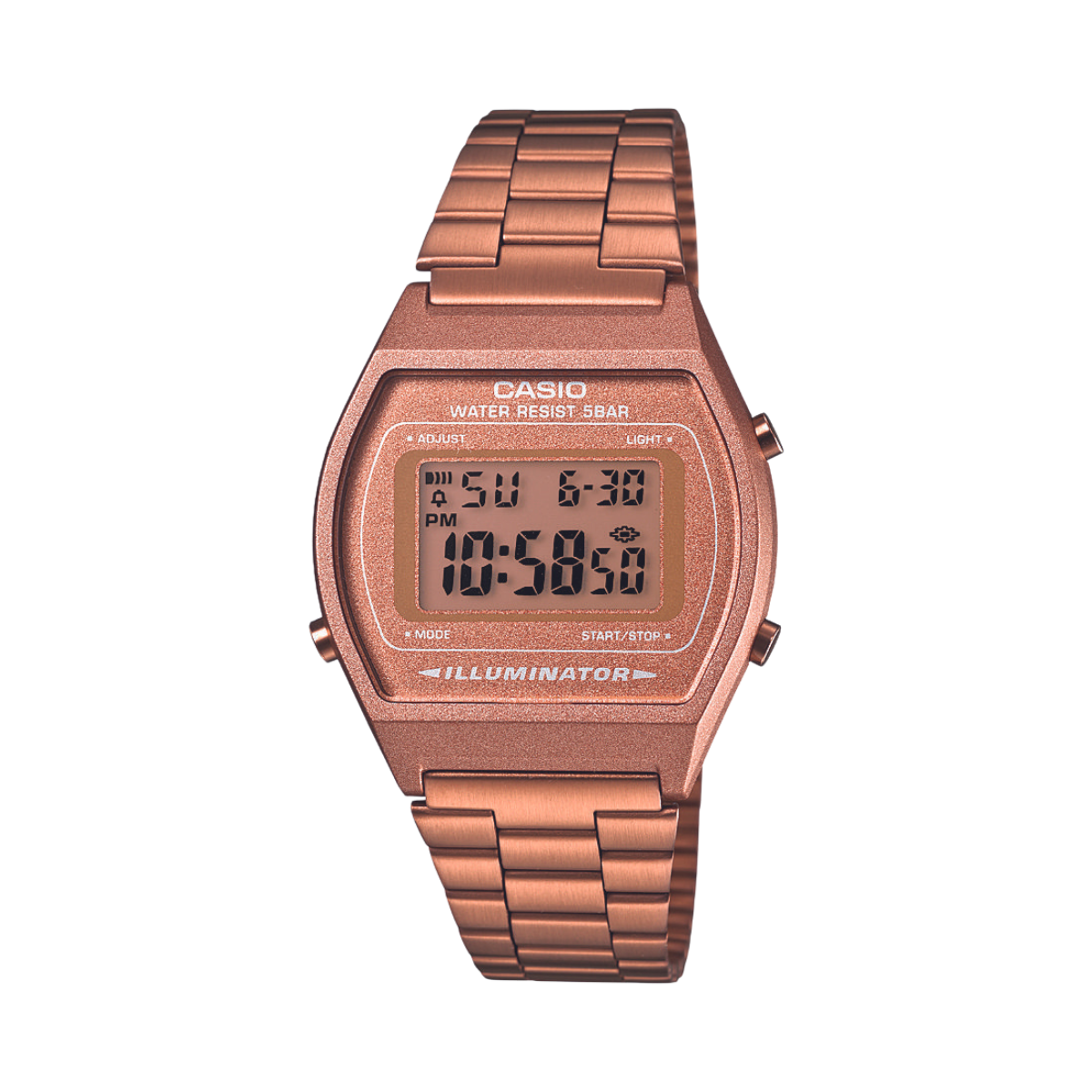 Reloj Digital Illuminator Vintage Rosado de Hombre