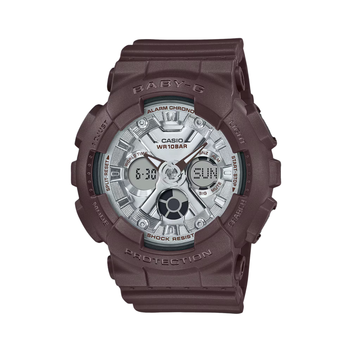 Reloj Análogo-Digital Serie-130 Sport Chocolate de Mujer