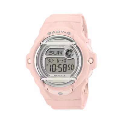 Reloj Digital Casual Rosado de Mujer