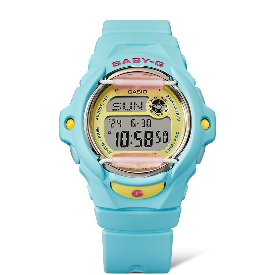 Reloj Digital Caribbean Sea Sport Celeste de Mujer