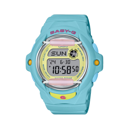 Reloj Digital Caribbean Sea Sport Celeste de Mujer