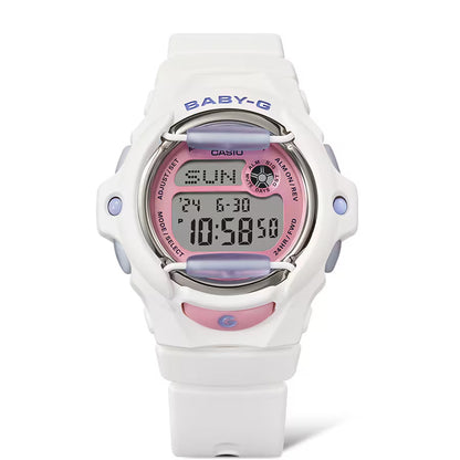 Reloj Digital Caribbean Sea Sport Blanco de Mujer